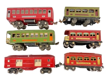 6 Assorted Lionel Passenger Cars