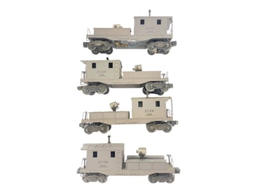 4 Lionel Searchlight Work Cabooses