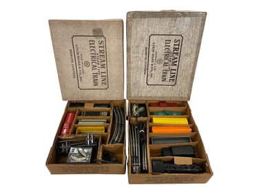 2 Nice Marx Steam Freight Sets