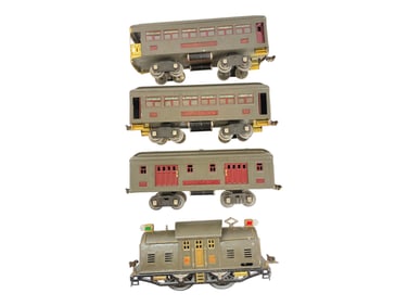 4pc Lionel 10E Passenger Set