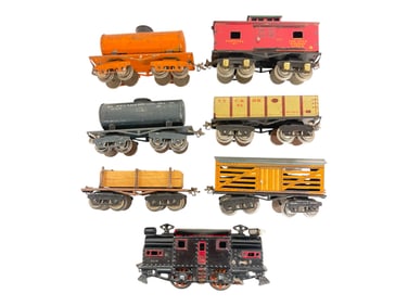 7pc Ives Freight Set