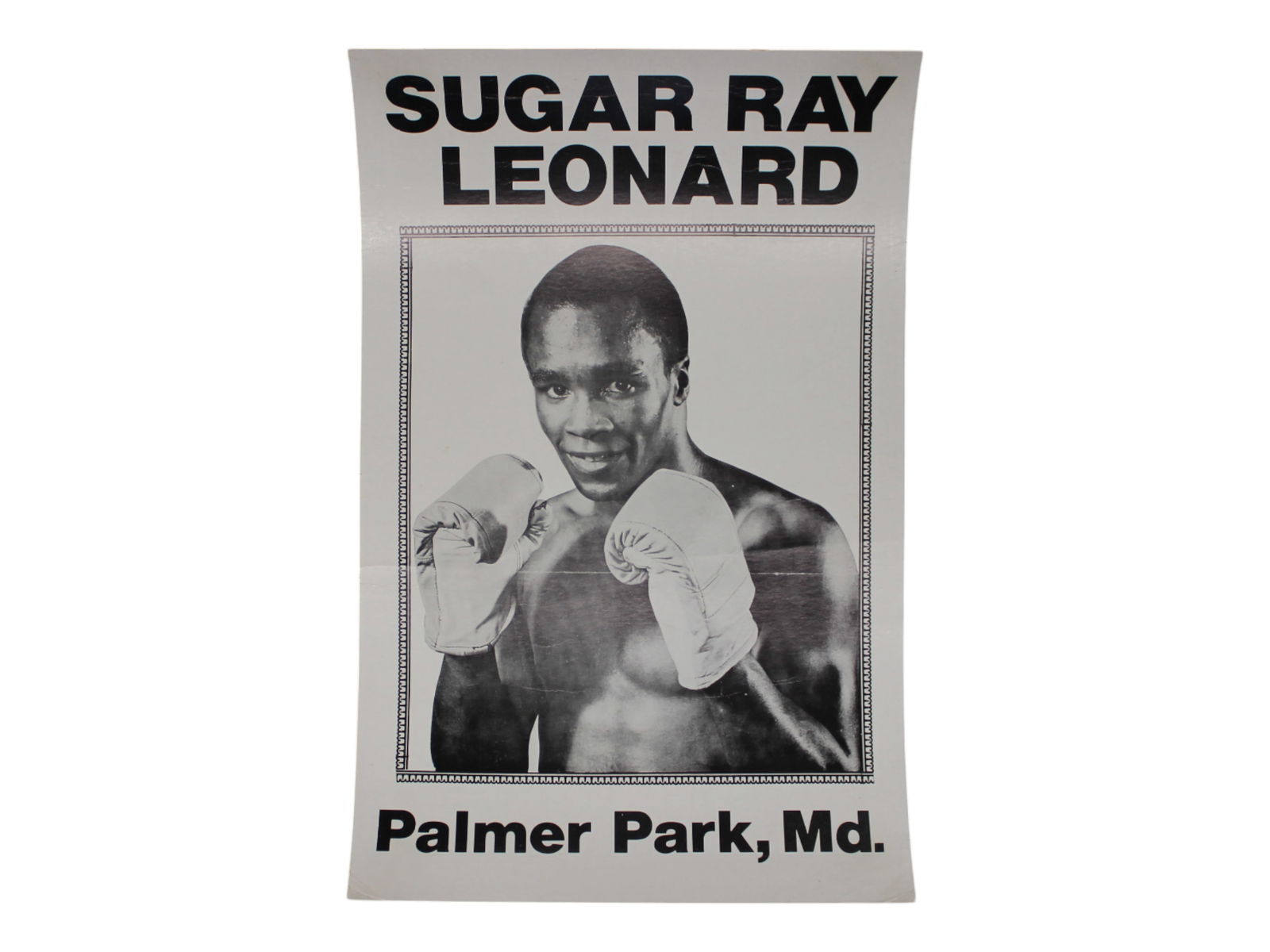 Vintage Sugar Ray Leonard Boxing Poster (1 of 2)