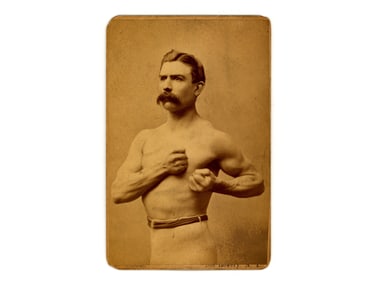 Boxing Cabinet Card George Rooke