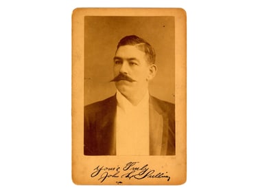 Boxing Cabinet Card John L. Sullivan