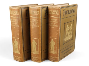Henry Downes Miles. Pugilistica 3 Volumes