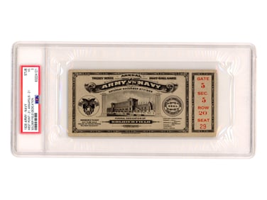 1926 Army-Navy Soldier Field Ticket - PSA 3