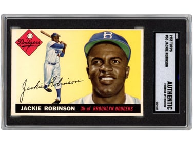 1955 Topps #50 Jackie Robinson - SGC A