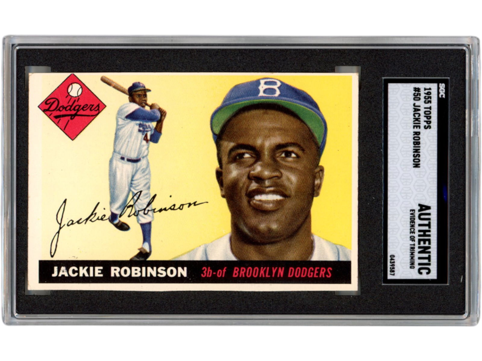 1955 Topps #50 Jackie Robinson - SGC A (1 of 2)