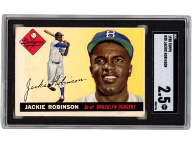 1955 Topps #50 Jackie Robinson - SGC 2.5