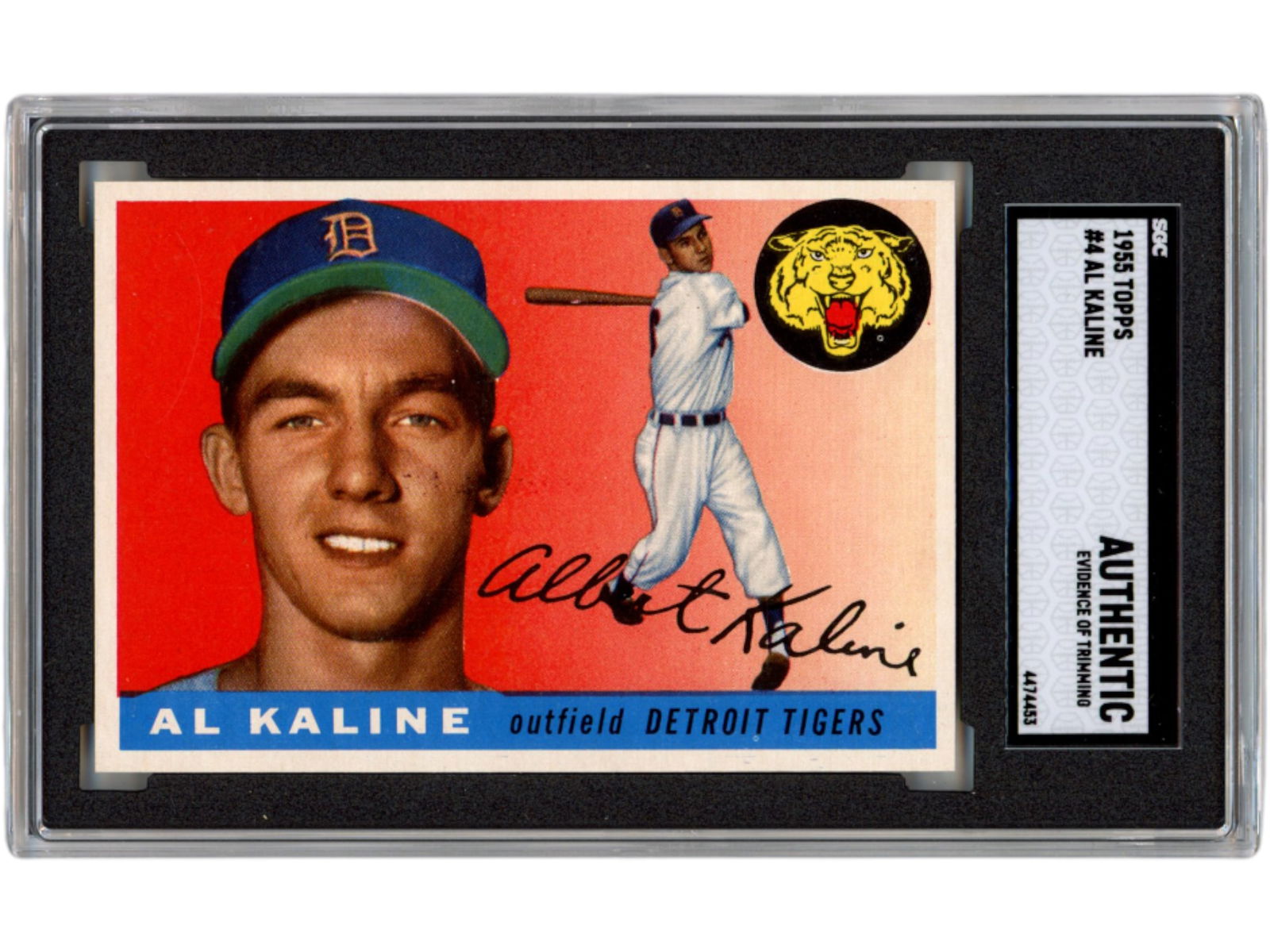 1955 Topps #4 Al Kaline - SGC A (1 of 2)