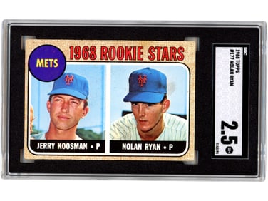 1968 Topps #177 Nolan Ryan - SGC 2.5