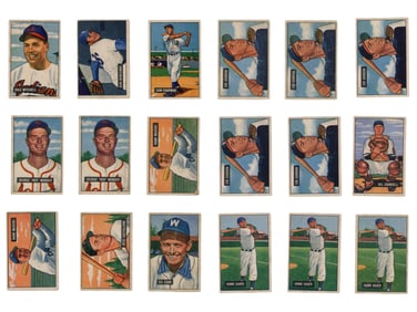 Estate Card Lot Incl. 1950-52 Bowman Baseball