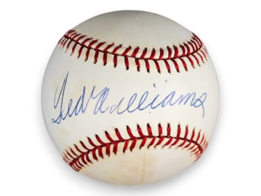 Ted Williams Signed Baseball