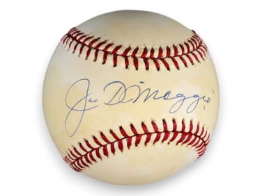 Joe DiMaggio Signed Baseball