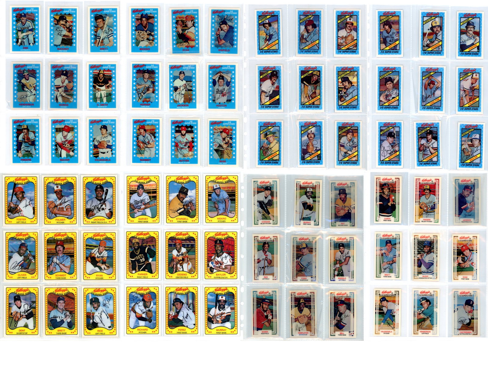 1980s Kellogg's 3D Card Collection (4 Sets) (1 of 9)