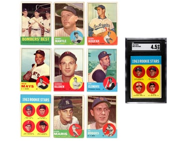 1963 Topps Baseball Near Set (572/576)