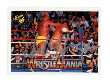 1990 WWF Hulk Hogan #94 Signed - Beckett