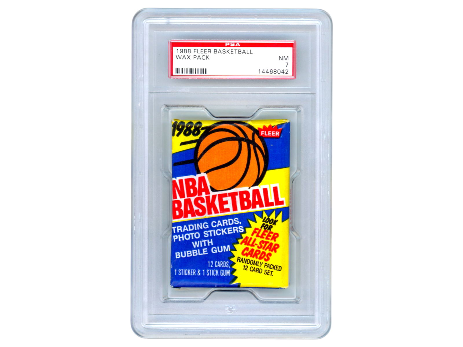 1988 Fleer Basketball Wax Pack PSA 7 (1 of 2)