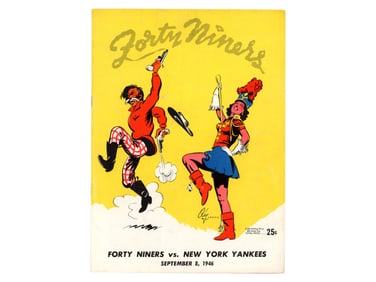 1946 SF 49ers Inaugural Game Program