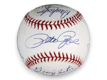Cincinnati Reds "Great 8" Signed Baseball