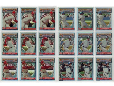 (36) 1993 Topps Finest Refractors