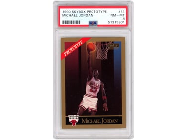 1990 Skybox Prototype Michael Jordan #41 PSA 8