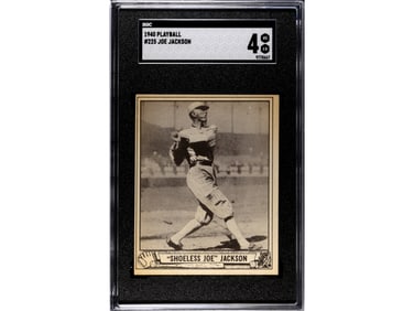 1940 Playball #225 Joe Jackson SGC 4.0