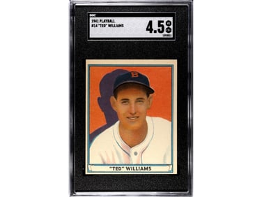 1941 Playball #14 Ted Williams SGC 4.5
