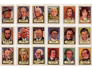 1952 Topps "Look N' See" Complete Set