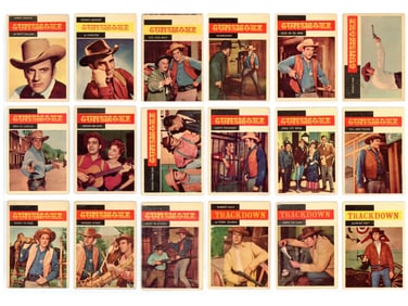 1958 Gunsmoke Cards #1-71 Complete Set