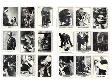 Creature Feature Trading Cards (1973)