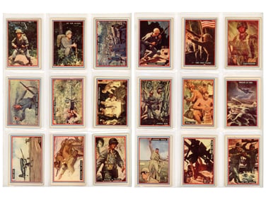1953 Topps Fighting Marines Complete Card Set