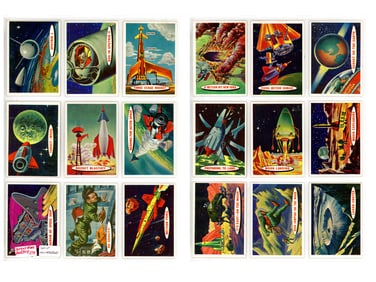 1957 Topps Space Target Moon 44-Card Set