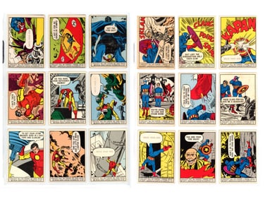 1966 Donruss Marvel Super Heroes Complete Set (66)