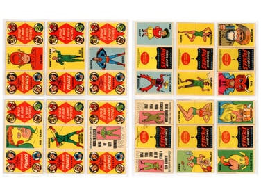 1966 Topps Comic Book Foldees Complete Set (44)