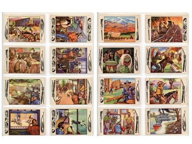 1953 Bowman R701-5 "Frontier Days" Complete Set
