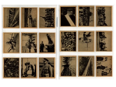 1939 R165 Gum, Inc. War News Pictures Card Lot