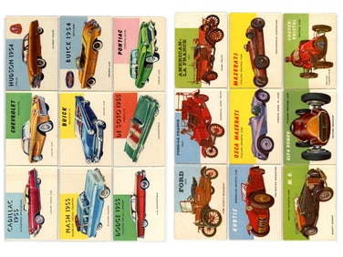 1953-55 Topps World on Wheels Near Set (161/180)