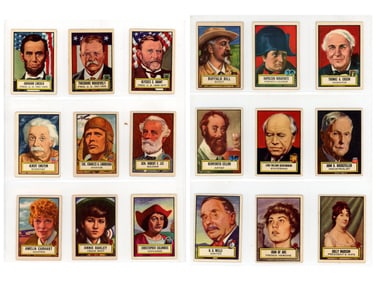 1952 Topps Look 'n See Near Set (129/135)