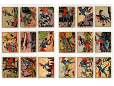 (43) 1940 R145 Gum Inc. Superman Cards