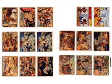 (17) 1940 Lone Ranger & 1938 Gum Cards