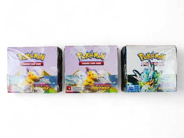 (3) Factory Sealed Pokemon Booster Boxes