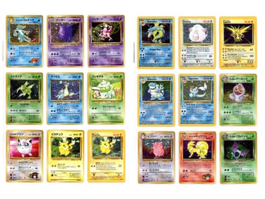 Pokemon Collection English & Japanese Early Cards