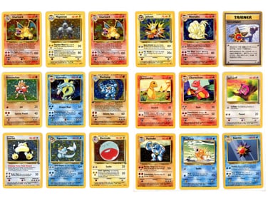 Pokemon Collection Incl. (2) Base Set Charizard's