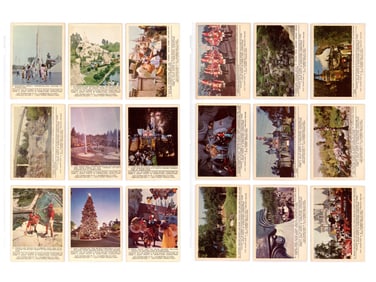 1965 Donruss Disneyland Puzzle Back Card Set
