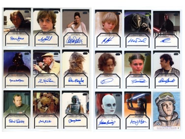 2012 Star Wars: Galactic Files Master Set, Topps