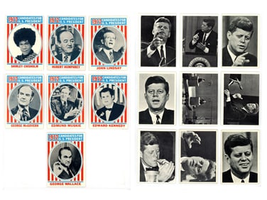 1964 Topps JFK, 1972 Topps Presidents & Other