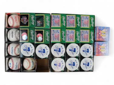(25) Unsigned Commemorative Baseballs
