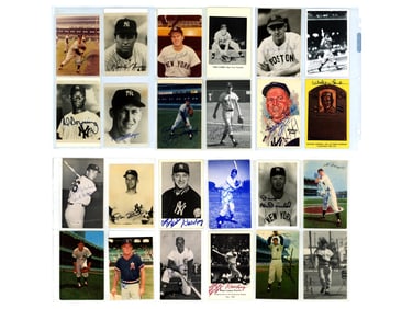 Binder of 250+ Autographs 1960's Yankees & More