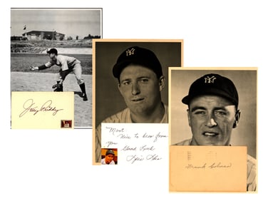 Binder of 100+ Autographs. 1940's Yankees & More